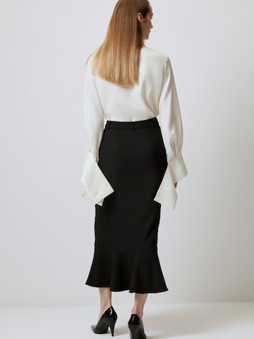 Touché Privé - Falda 'Crepe Skirt With Pleat' en negro