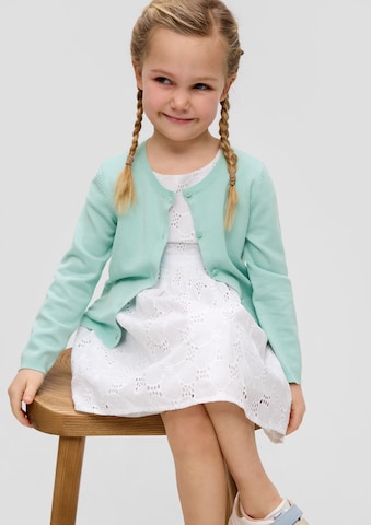 s.Oliver Knit Cardigan in Green: front