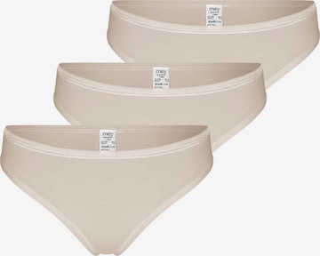 Mey Thong 'Modal Pure' in Beige: front
