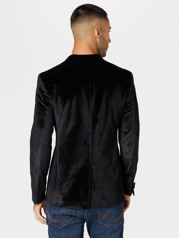 Coupe regular Veste de costume BURTON MENSWEAR LONDON en noir