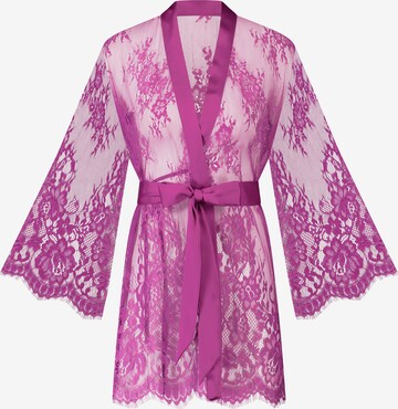 Hunkemöller Kimono 'Lace Isabelle' in Purple: front