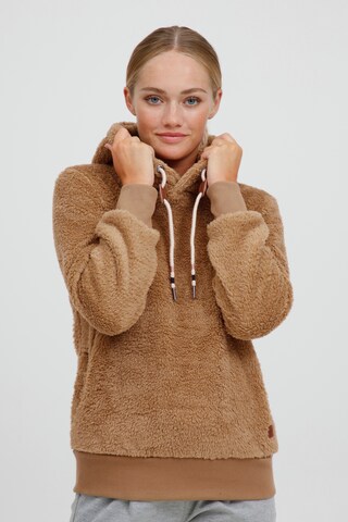 Oxmo Sweater 'ANNIKEN' in Brown: front