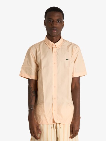 Regular fit Camicia di LACOSTE in beige: frontale