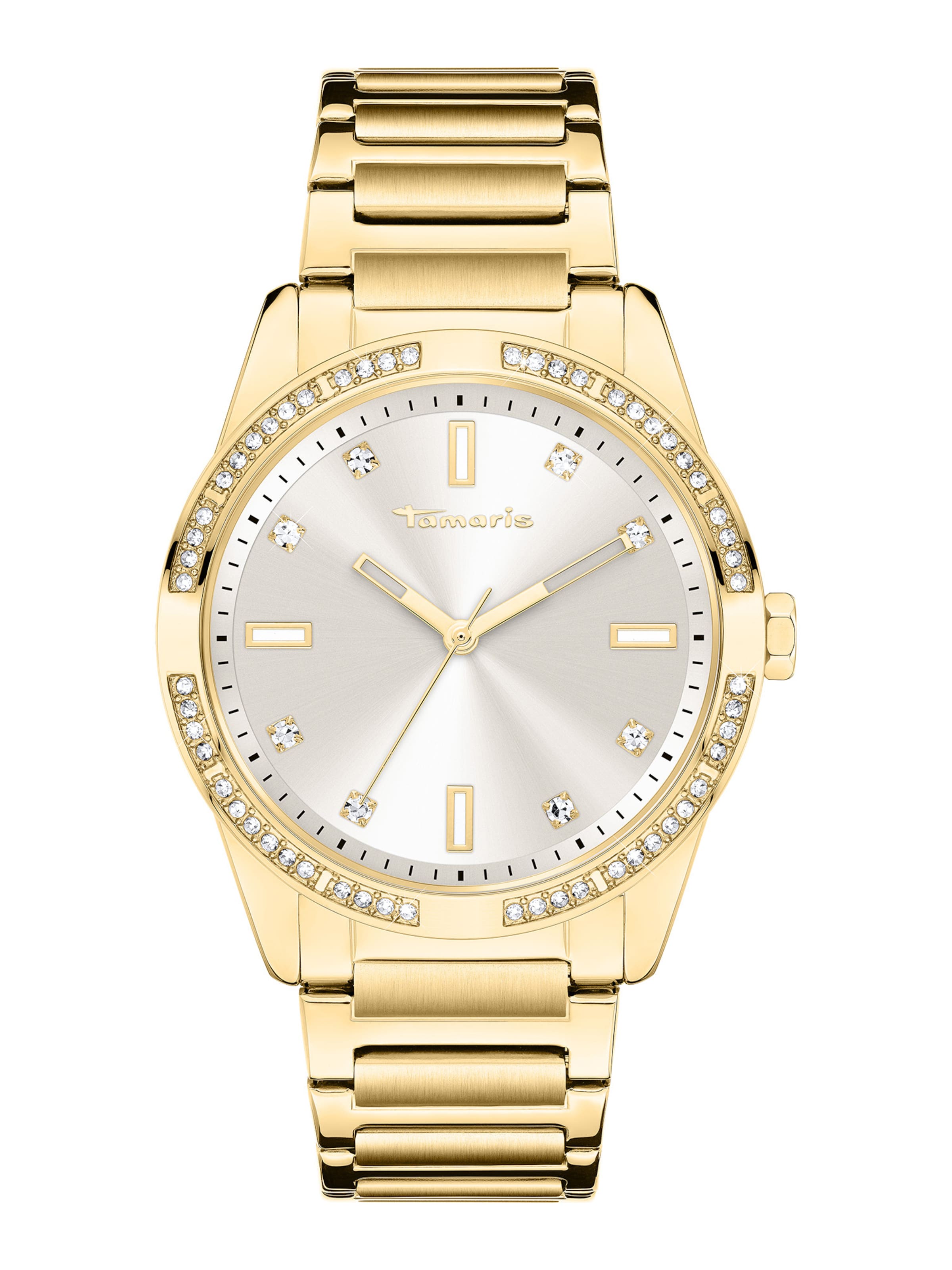 Montre à affichage analogique Tamaris en or : devant