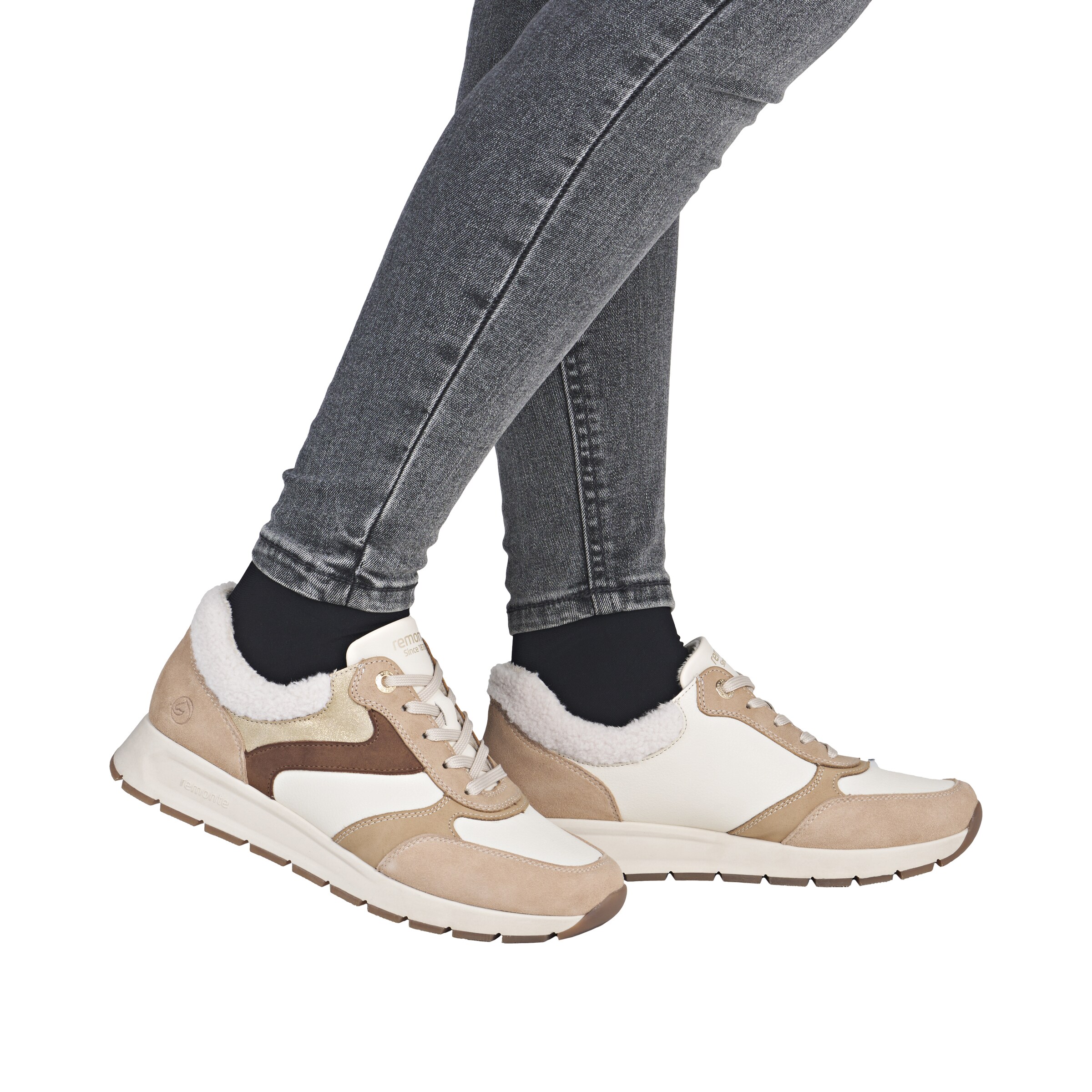 Sneaker bassa di REMONTE in beige