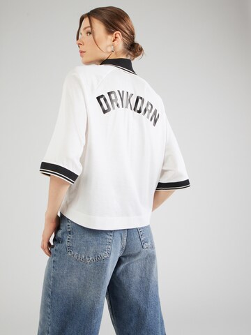 T-shirt 'TUNIRA' DRYKORN en blanc : devant