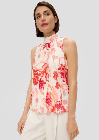 s.Oliver BLACK LABEL Blouse in Beige: front