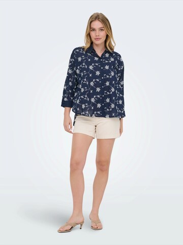 Chemisier 'ONLNew Lina Grace' ONLY en bleu
