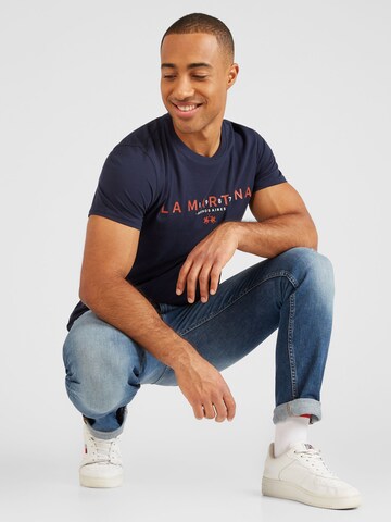 La Martina T-Shirt in Blau