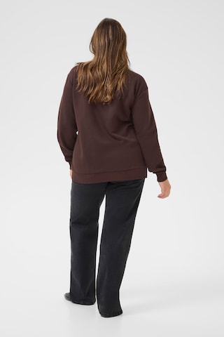 KAFFE CURVE Sweater 'KCelise' in Brown