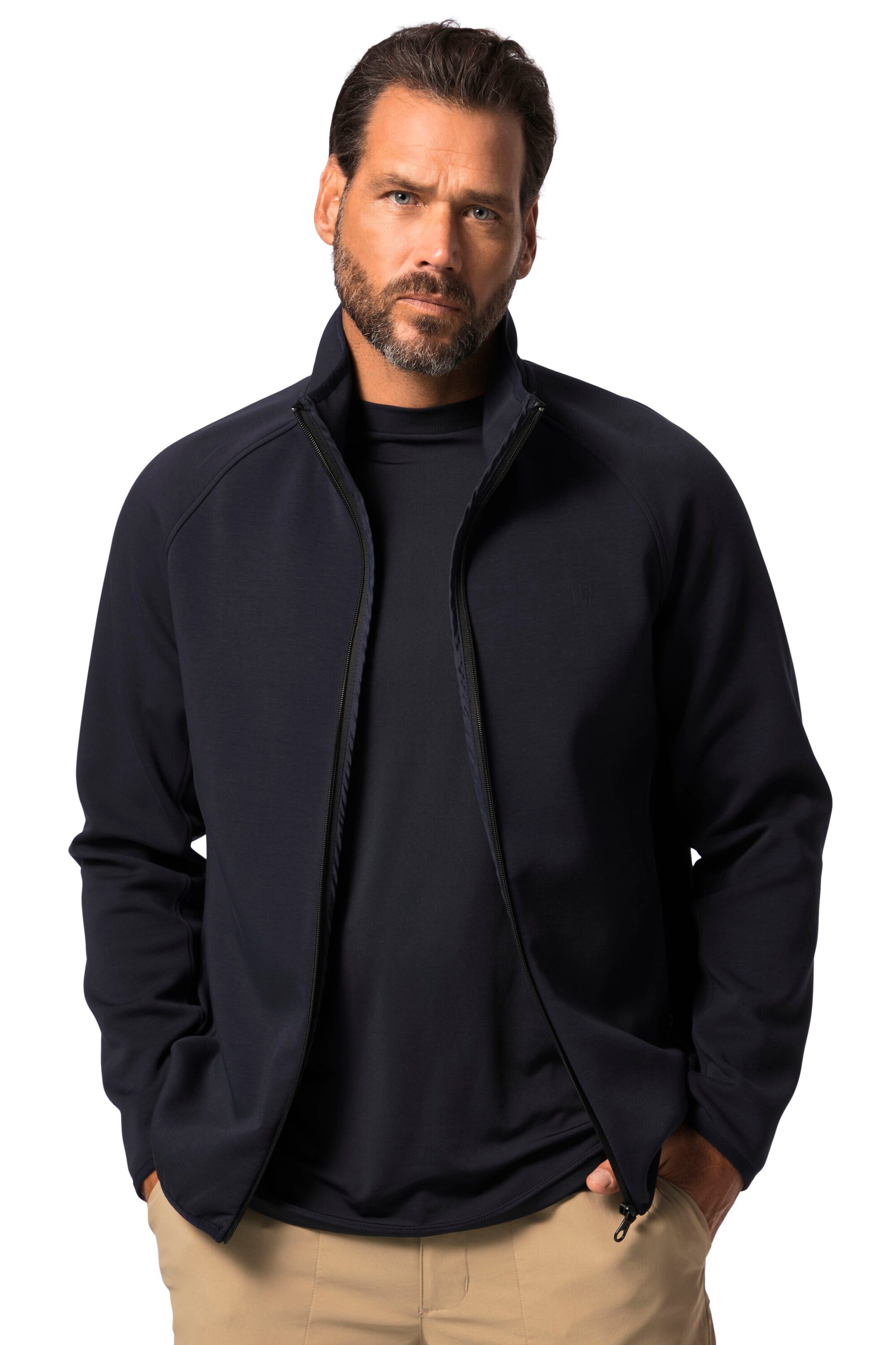 JAY-PI Sweatjacke in Blau: Vorderseite