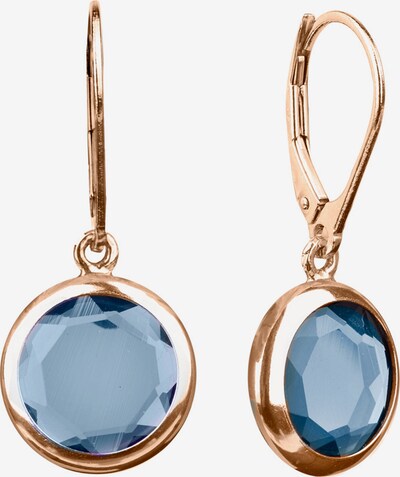 Zoccai Ohrringe in blau / gold, Produktansicht