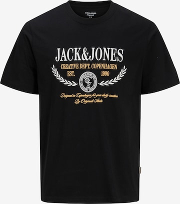 Jack & Jones Plus - Camisa 'JJJorfrederiksberg PLS' em preto: frente