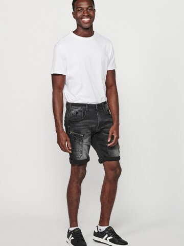 KOROSHI Regular Shorts in Schwarz