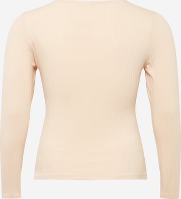 ABOUT YOU Curvy Shirts 'Kimberly' i beige