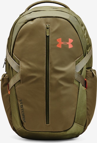 UNDER ARMOUR Sports Backpack 'Triumph' in Green: front