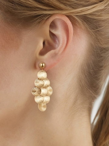 Orecchini di Lulu & Jane in oro: frontale