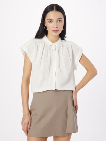 GAP Blouse 'GAUZE' in White: front