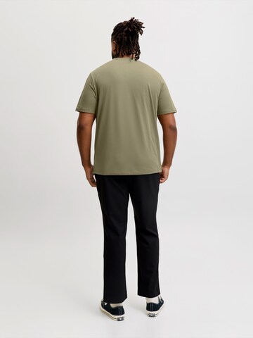 Jack & Jones Plus Tričko 'JJEARCHIVE' – zelená
