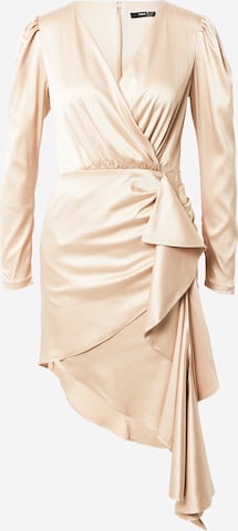 Robe de cocktail TFNC en beige : devant