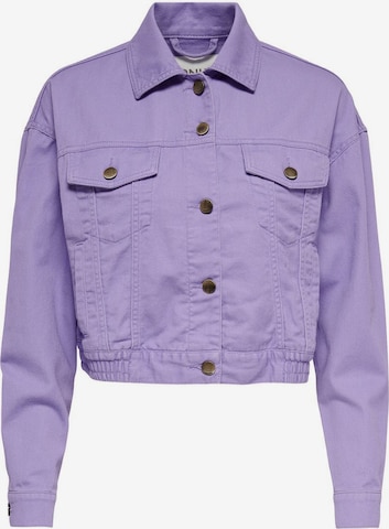 Veste mi-saison ONLY en violet : devant