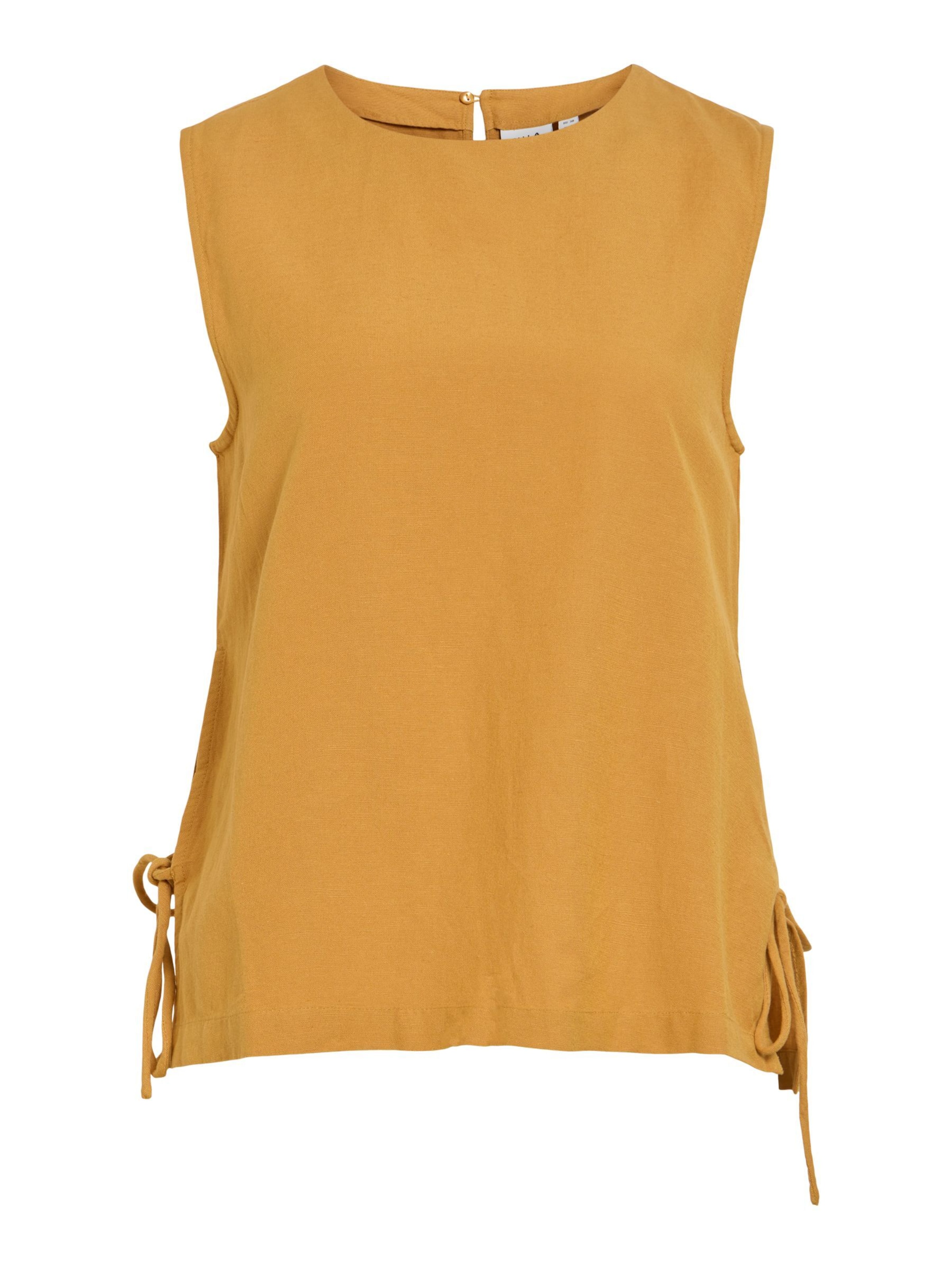 VILA Top 'VIPrisilla' in Gelb: Vorderseite