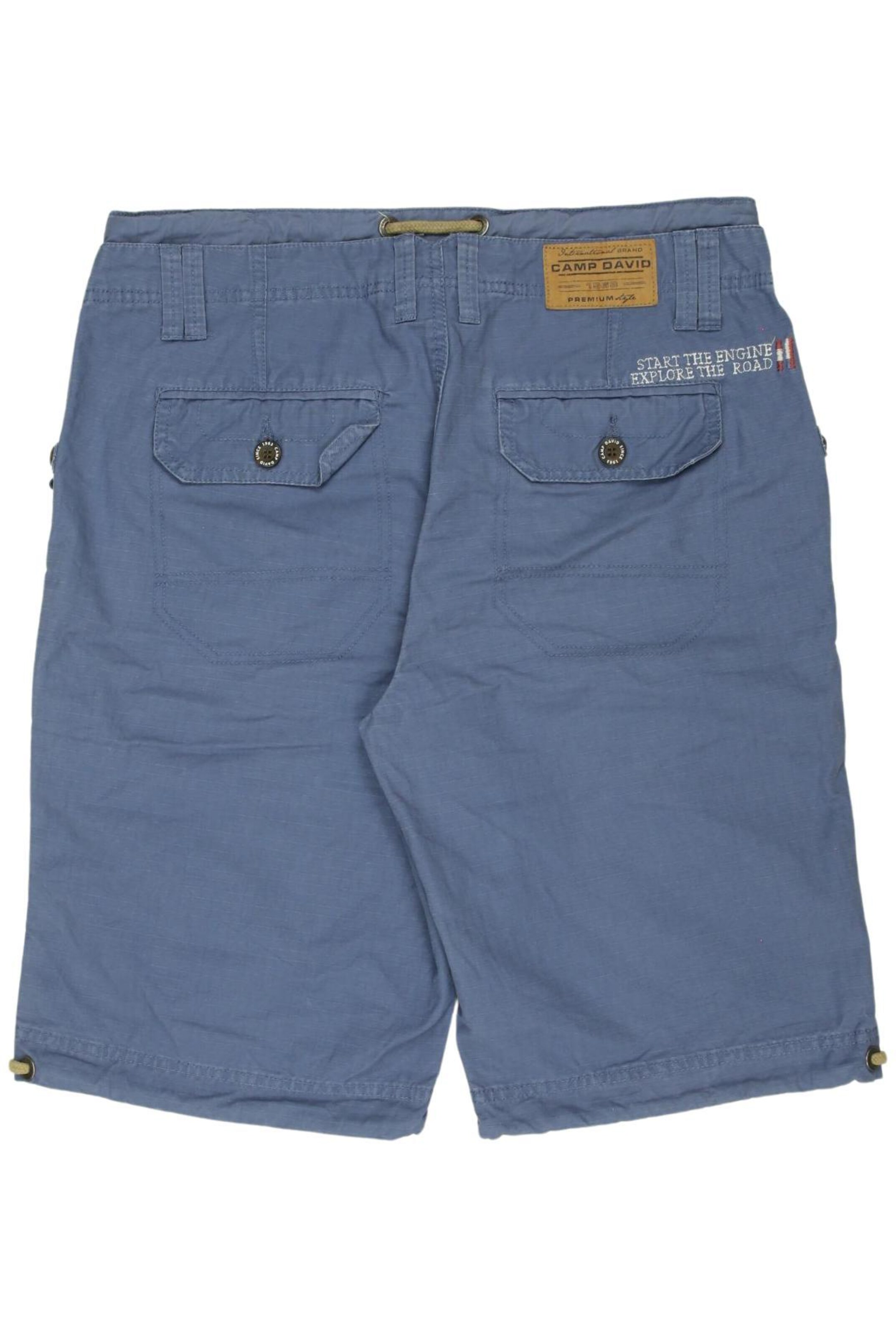 CAMP DAVID Shorts in 34 in Blue