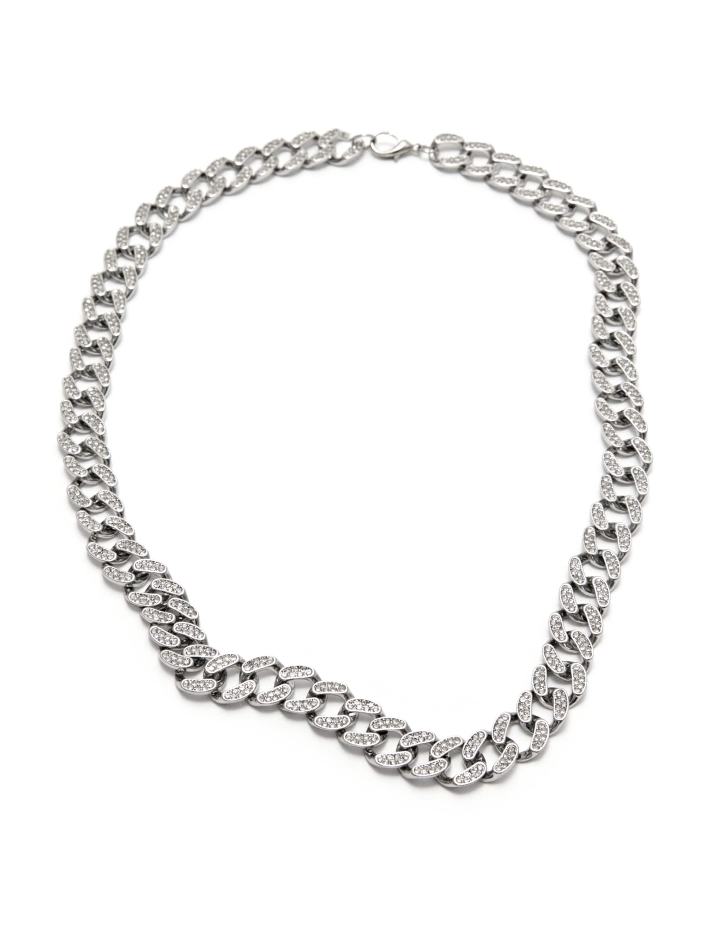 Pull&Bear Łańcuszek w kolorze srebrny / przezroczystym, Podgląd produktu