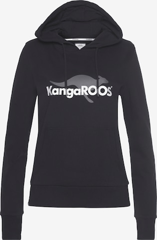 KangaROOS Sweatshirt in Black: front