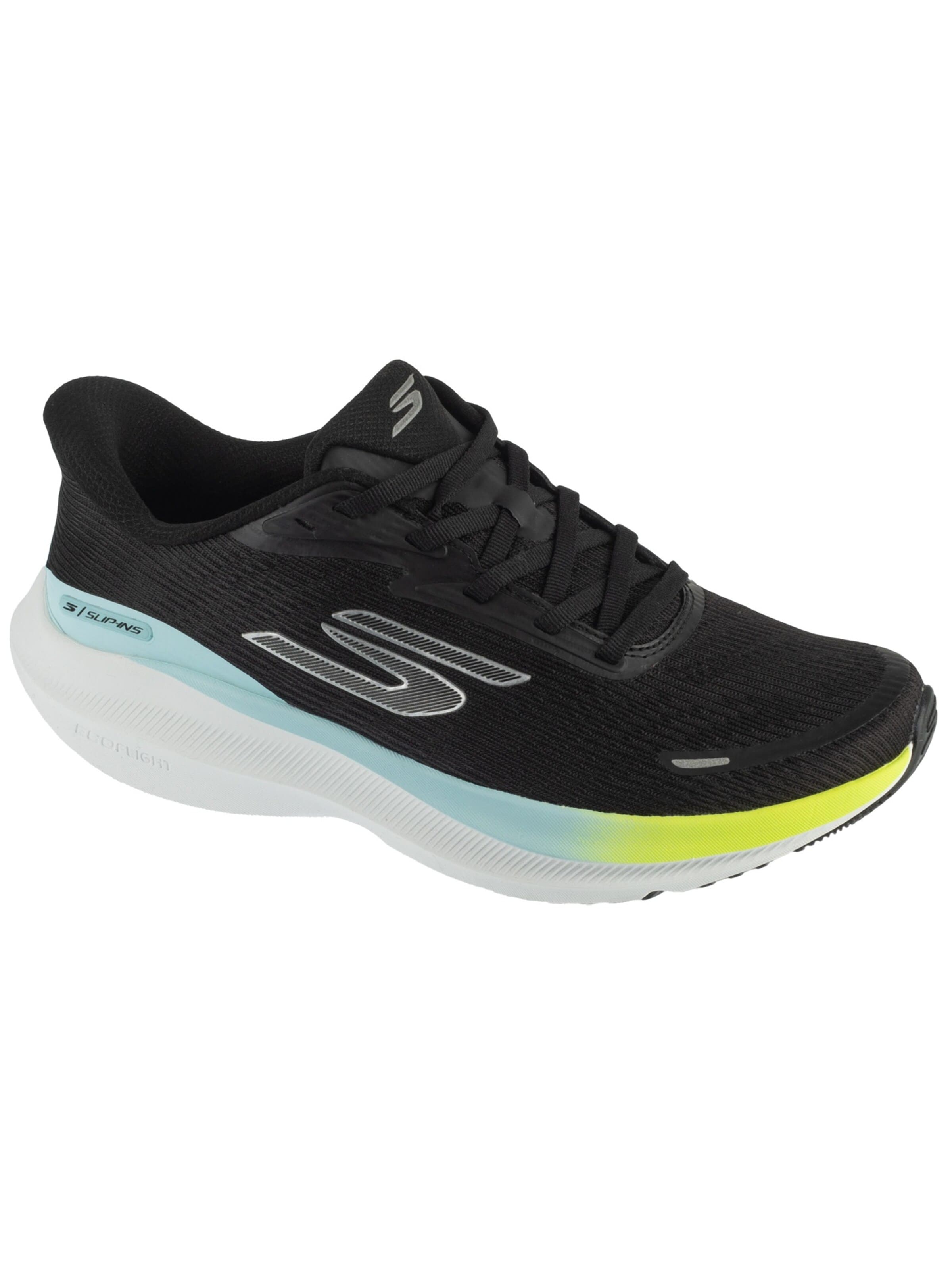 SKECHERS Running Shoes in Black: front