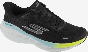 Chaussure de course SKECHERS en noir : devant