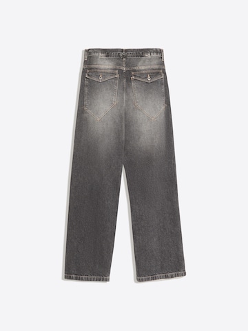 Bershka Tønde Jeans i grå