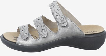 Westland Sandals 'Ibiza 66' in Silver: front