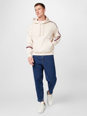 TOMMY HILFIGER Sweatshirt i vit