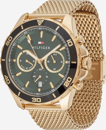 TOMMY HILFIGER Analoog horloge in Goud: voorkant