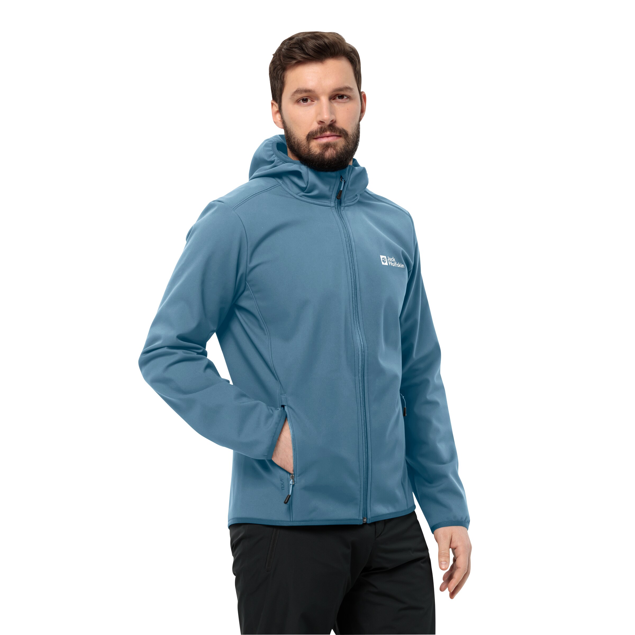 JACK WOLFSKIN Outdoor jacket 'Bornberg' in Blue