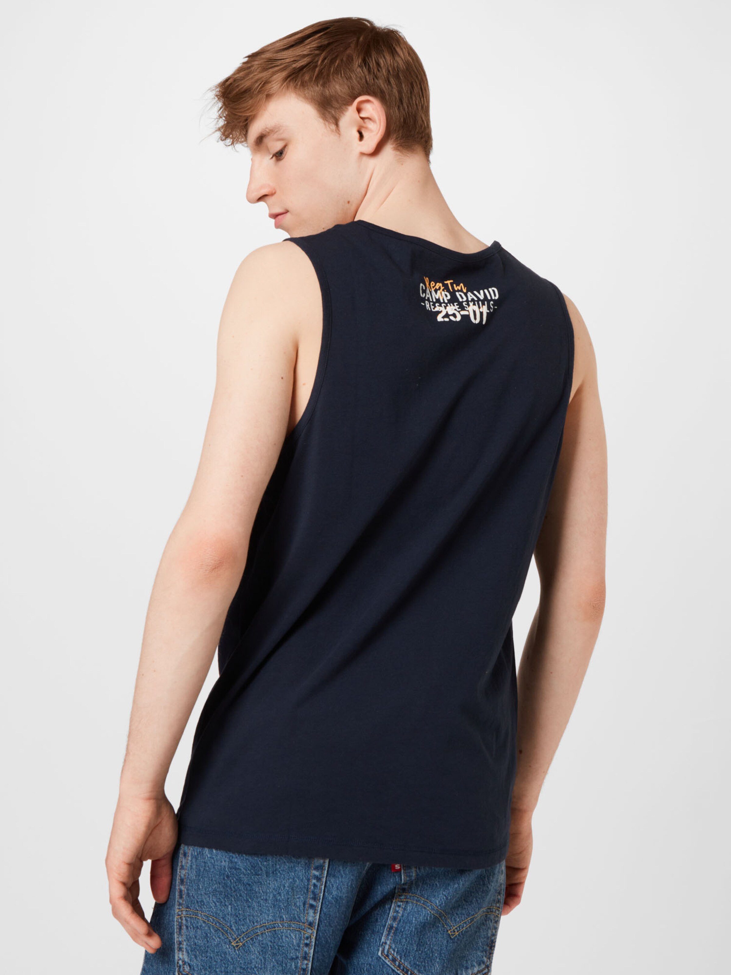 Männer Große Größen CAMP DAVID Shirt in Navy, Hellblau - KY08463 Männer Große Größen CAMP DAVID Shirt in Navy, Hellblau - KY08463