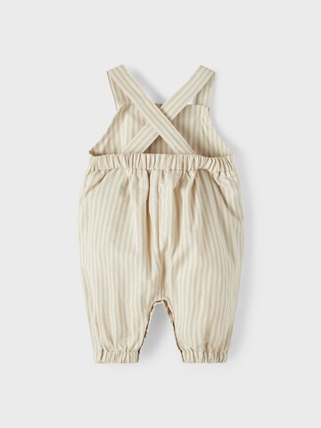 NAME IT Loose fit Dungarees 'Diogo' in Beige