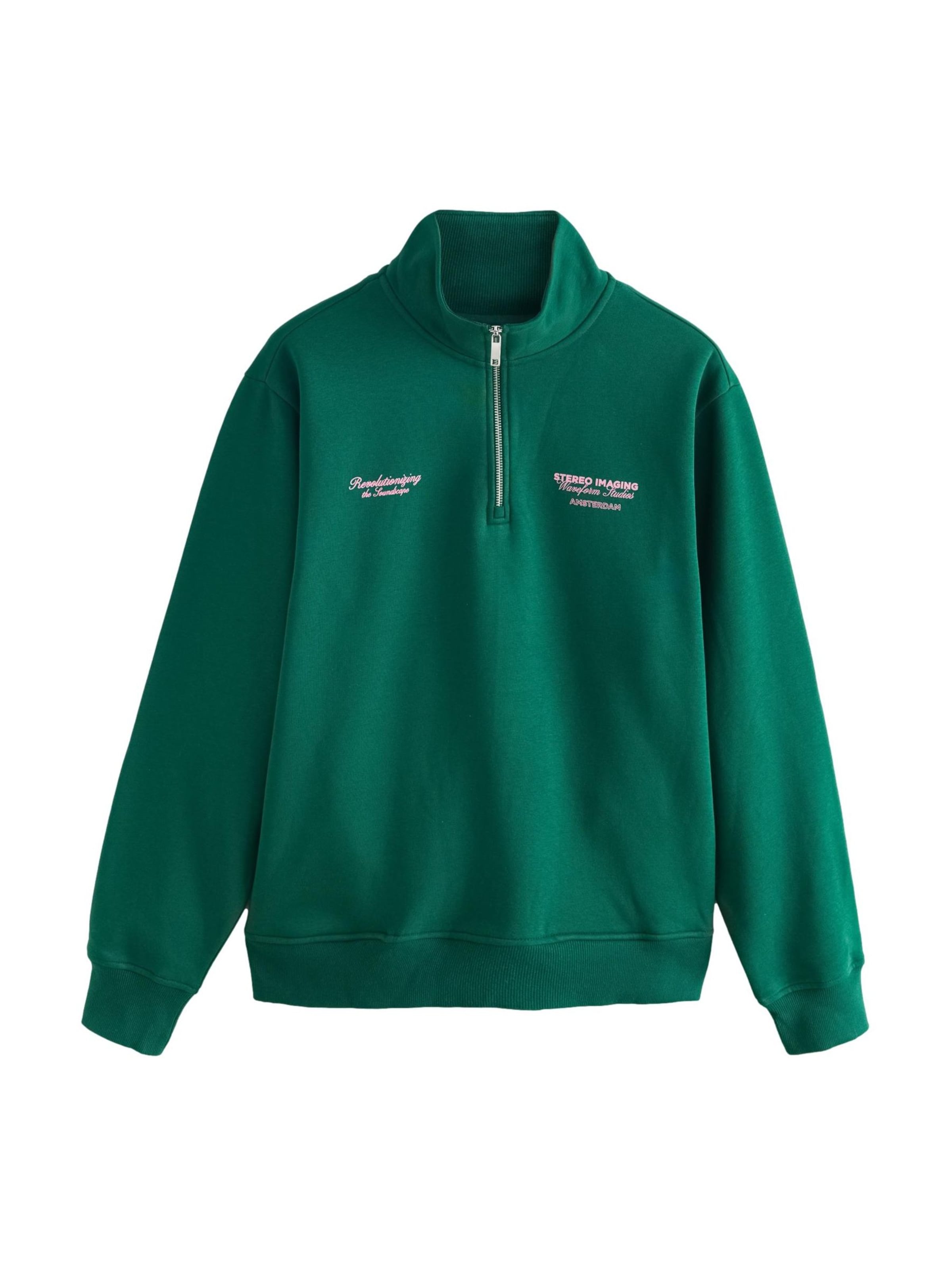 Next Μπλούζα φούτερ σε πράσινο: μπροστά