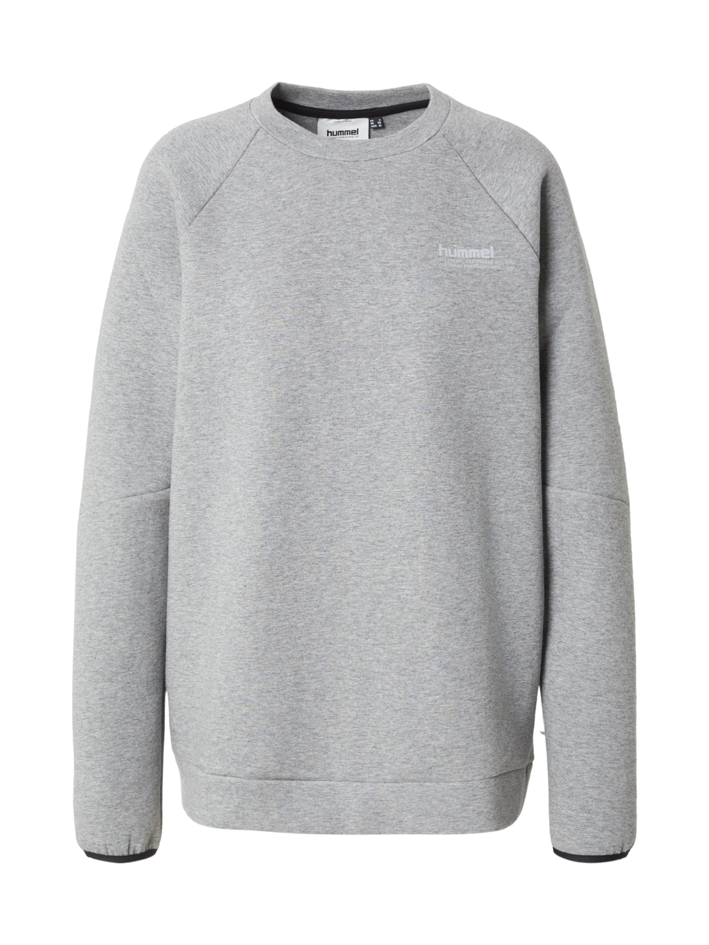 Hummel Sportsweatshirt 'Tech Fleece' i XXXL i grå / sort, Produktvisning