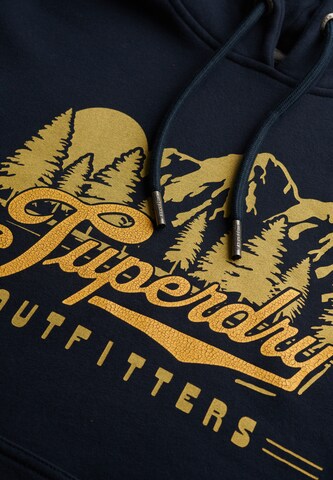 Superdry Sweatshirt 'Outfitters' in Blauw