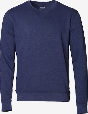 TREVOR'S Sweatshirt in Blauw: voorkant