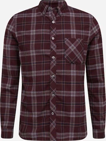 BURTON MENSWEAR LONDON Regular Fit Hemd in Rot: predná strana