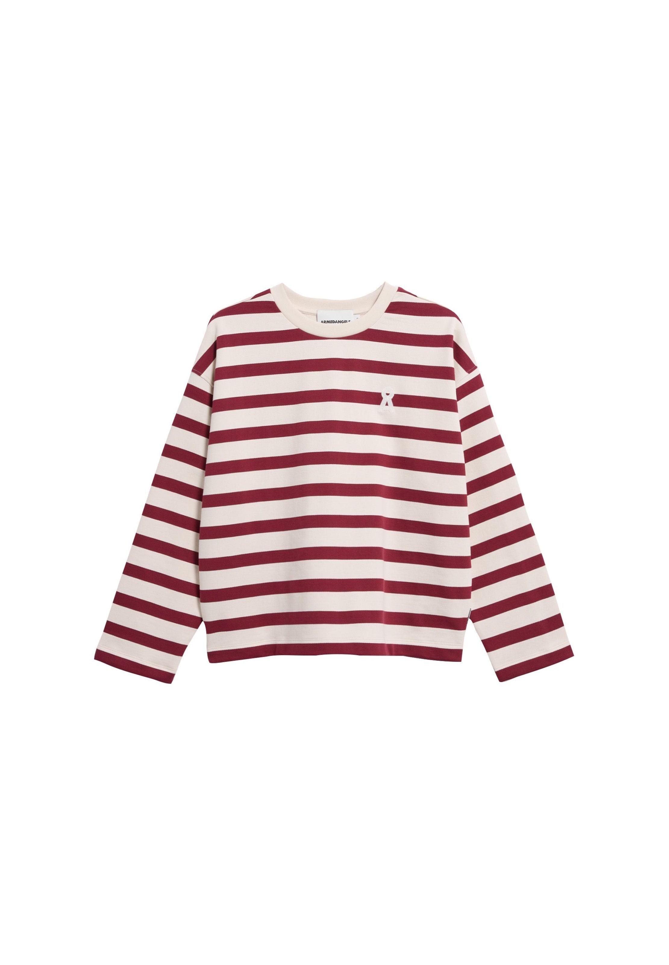 ARMEDANGELS Sweatshirt 'FRANKAA' (GOTS) in Weiß: Vorderseite
