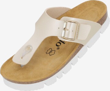 Palado Teenslipper 'Kos' in Beige: voorkant