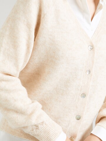 NÜMPH Gebreid vest 'RIETTE' in Beige