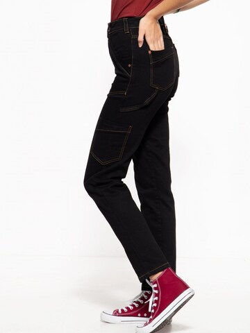 Queen Kerosin Regular Jeans‌‌‌‌‌‌‌‌‌‌ in Schwarz