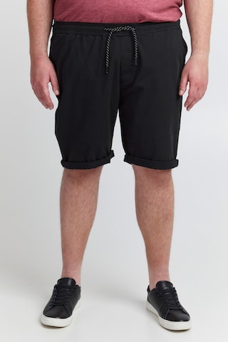 !Solid Regular Chino Pants 'Henk' in Black: front