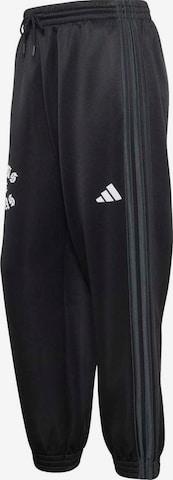 ADIDAS SPORTSWEARBarrel Sportske hlače 'Adidas x MARVEL SPIDER-MAN' - crna boja: prednji dio