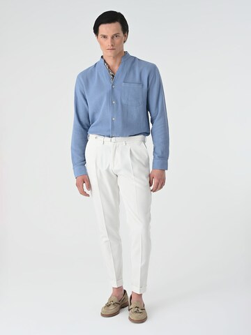 Antioch Comfort fit Button Up Shirt in Blue